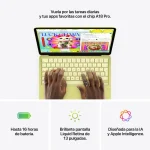 Apple MacBook Neo de 13", Chip A18 Pro, Citrus, Amarillo Limón