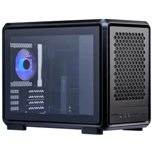 Gabinete Cooler Master MasterFrame 400 Mesh, Micro-ATX, Sin Fuente, Vidrio Templado, 1 Fan 12 cm ARGB, Negro
