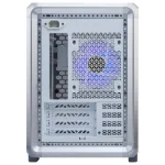 Gabinete Cooler Master MasterFrame 400 Mesh, Micro-ATX, Sin Fuente, Vidrio Templado, 1 Fan 12 cm ARGB, Plateado