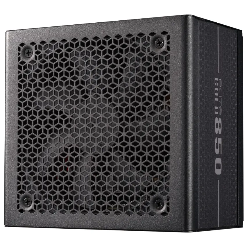 Fuente de Alimentación Modular Cooler Master Elite Gold 850, 850W 80 Plus Gold, Compatible con ATX 3.1 y PCIe 5.1 Fuente de Alimentación Modular Cooler Master Elite Gold 850, 850W 80 Plus Gold, Compatible con ATX 3.1 y PCIe 5.1