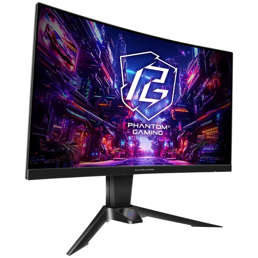 Monitor Gamer ASRock PG27QRT2A, 27", VA, 180Hz, Curvo, 1500R, 2560x1440, 1ms, DisplayPort, HDMI
