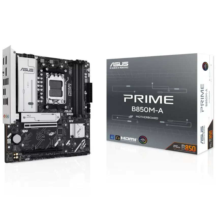 Motherboard ASUS PRIME B850M-A, Socket AM5 Motherboard ASUS PRIME B850M-A, Socket AM5