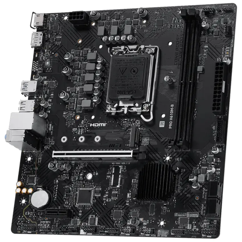 Motherboard MSI PRO H610M-B, Socket 1700 Motherboard MSI PRO H610M-B, Socket 1700
