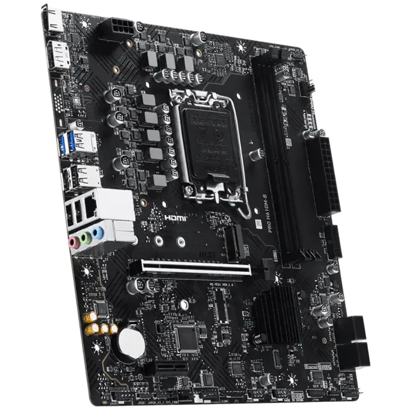 Motherboard MSI PRO H610M-B, Socket 1700 Motherboard MSI PRO H610M-B, Socket 1700