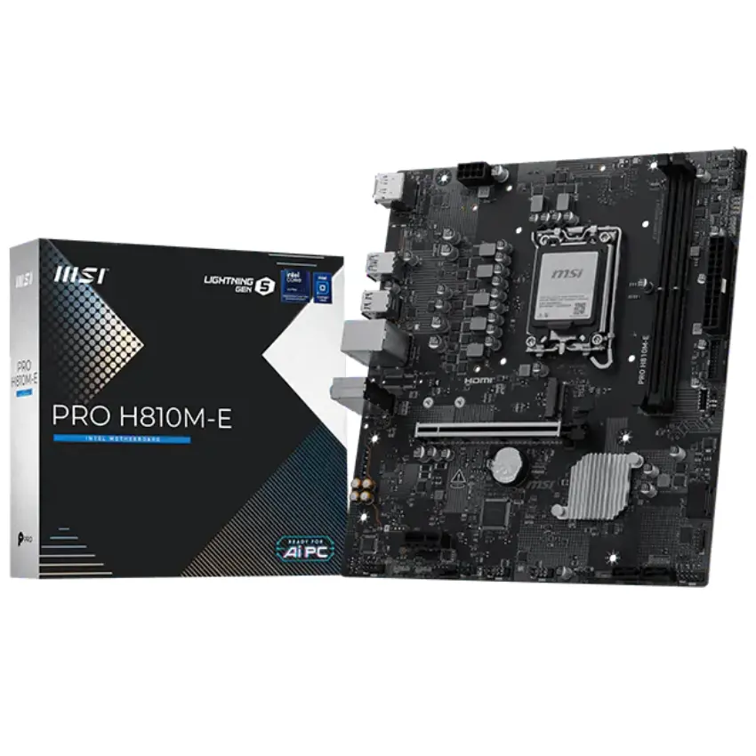 Motherboard MSI PRO H810M-E, Socket 1851 Motherboard MSI PRO H810M-E, Socket 1851