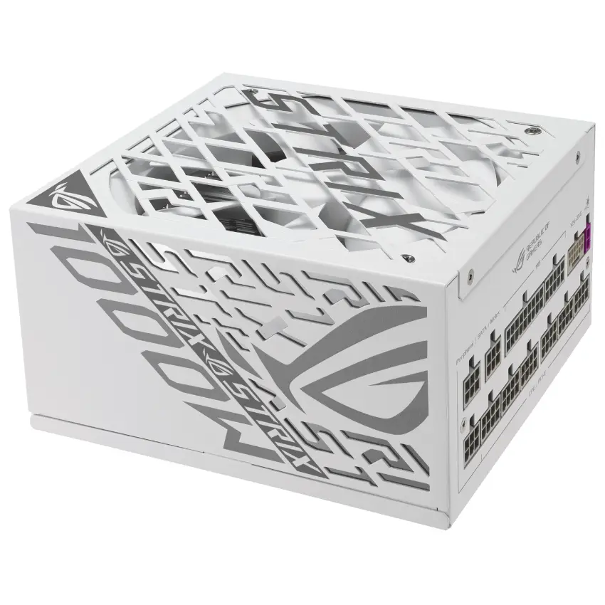 Fuente de alimentación modular ASUS ROG Strix 1000W Platinum White Edition Fuente de alimentación modular ASUS ROG Strix 1000W Platinum White Edition