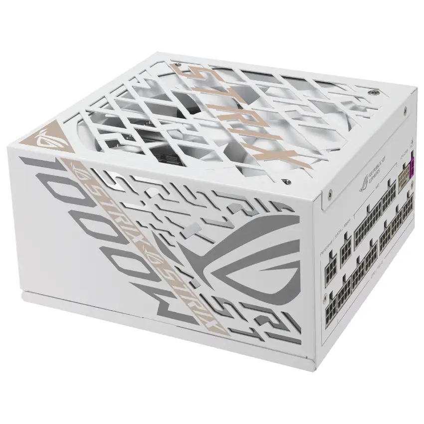 Fuente de alimentación modular ASUS ROG Strix 1000W Platinum White Edition Fuente de alimentación modular ASUS ROG Strix 1000W Platinum White Edition