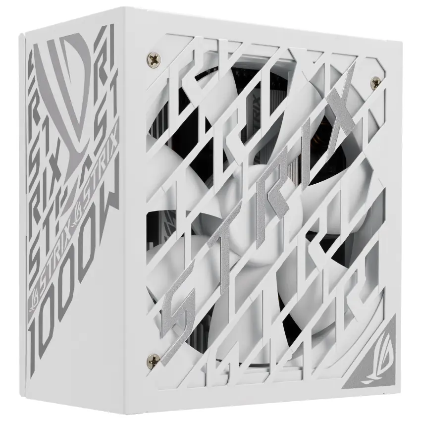 Fuente de alimentación modular ASUS ROG Strix 1000W Platinum White Edition Fuente de alimentación modular ASUS ROG Strix 1000W Platinum White Edition