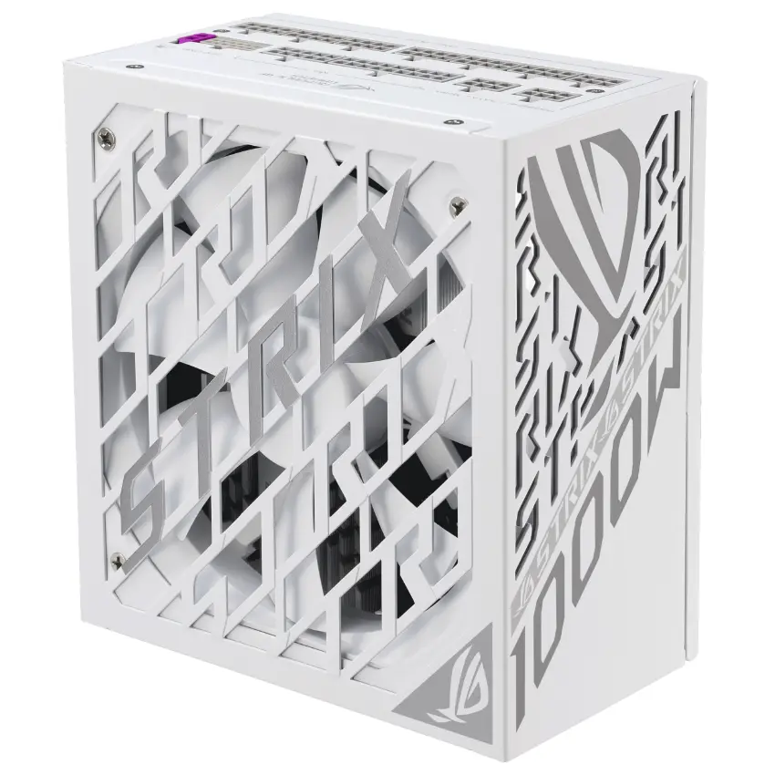 Fuente de alimentación modular ASUS ROG Strix 1000W Platinum White Edition Fuente de alimentación modular ASUS ROG Strix 1000W Platinum White Edition