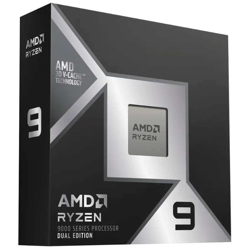 Procesador AMD Ryzen 9 9950X3D2 Dual Edition, Sin cooler/disipador, Radeon, Socket AM5, BOX Procesador AMD Ryzen 9 9950X3D2 Dual Edition, Sin cooler/disipador, Radeon, Socket AM5, BOX