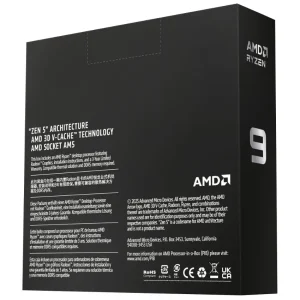Procesador AMD Ryzen 9 9950X3D2 Dual Edition, Sin cooler/disipador, Radeon, Socket AM5, BOX