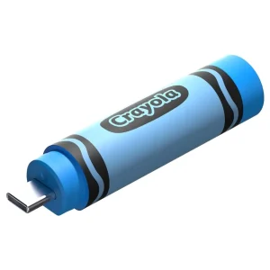 Pendrive SanDisk Crayola, 64GB, USB-C 3.2 Gen 1, Cerulean Blue, Azul