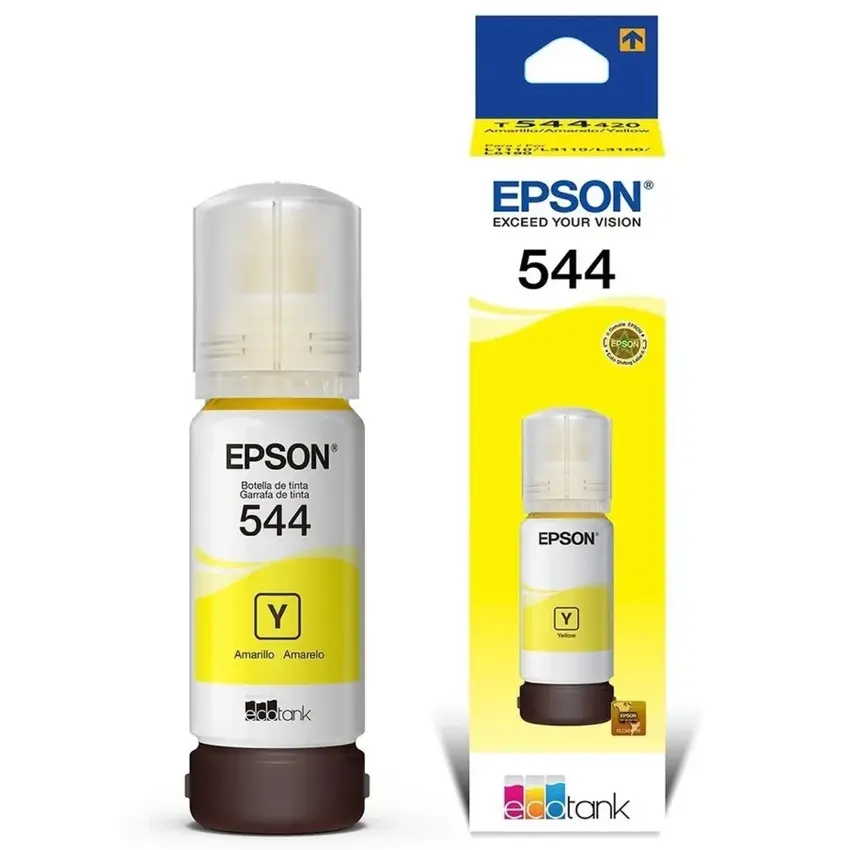 Botella de Tinta Epson T544420-AL, 65 ml, Amarillo Botella de Tinta Epson T544420-AL, 65 ml, Amarillo