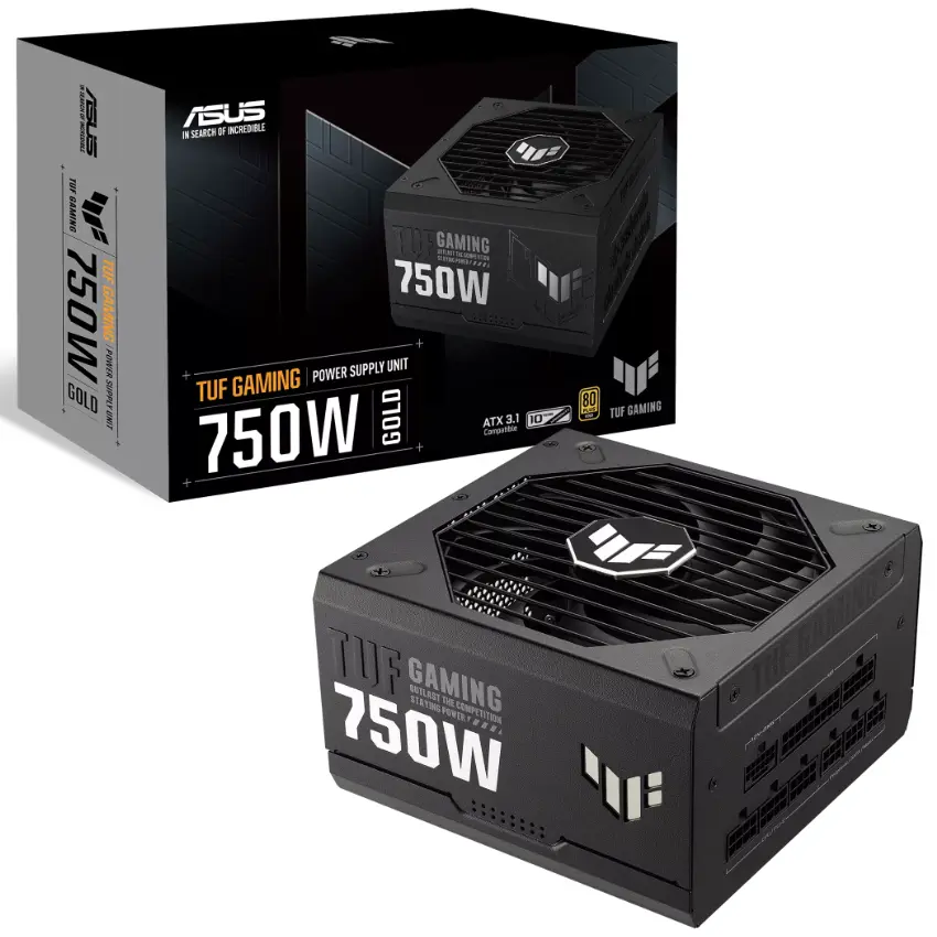 Fuente de alimentación modular ASUS TUF Gaming 750W Gold ATX 3.1 Fuente de alimentación modular ASUS TUF Gaming 750W Gold ATX 3.1