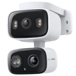 Cámara de Seguridad Wi-Fi TP-Link Tapo C246D, 2K, 3 MP, Doble lente, Pan / Tilt, Visión nocturna, Exterior