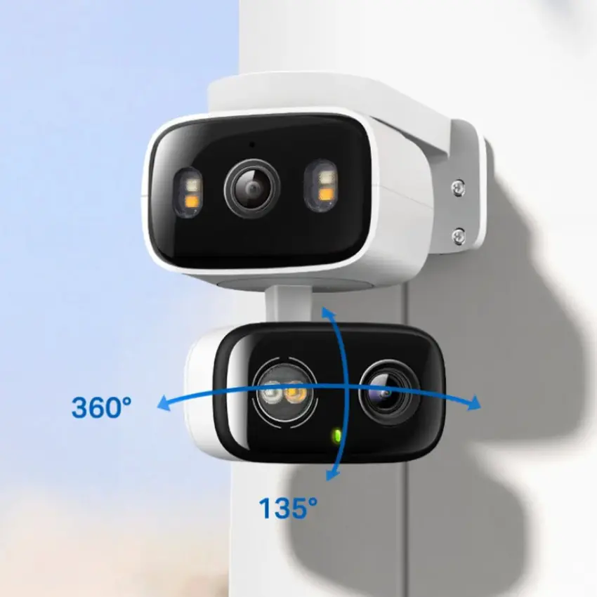 Cámara de Seguridad Wi-Fi TP-Link Tapo C246D, 2K, 3 MP, Doble lente, Pan / Tilt, Visión nocturna, Exterior Cámara de Seguridad Wi-Fi TP-Link Tapo C246D, 2K, 3 MP, Doble lente, Pan / Tilt, Visión nocturna, Exterior