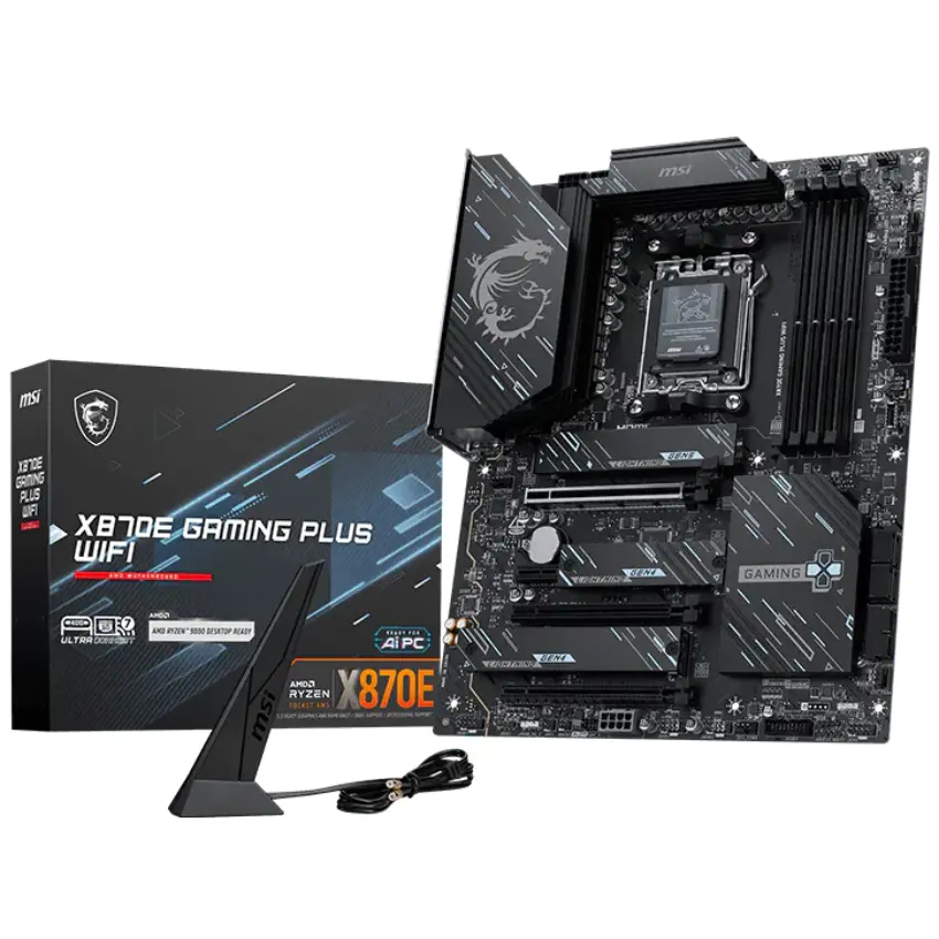 Motherboard MSI X870E GAMING PLUS WIFI, Socket AM5 Motherboard MSI X870E GAMING PLUS WIFI, Socket AM5