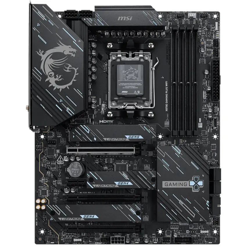 Motherboard MSI X870E GAMING PLUS WIFI, Socket AM5 Motherboard MSI X870E GAMING PLUS WIFI, Socket AM5