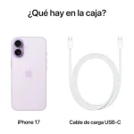 Celular Apple iPhone 17, Lavender, Lavanda