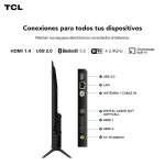 Smart TV TCL 32S5K, 32", 1920×1080, FHD, QLED, HDR10, HDMI, Google TV