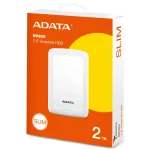 Disco Externo ADATA HV300 2TB, USB 3.2 Gen 1, Blanco