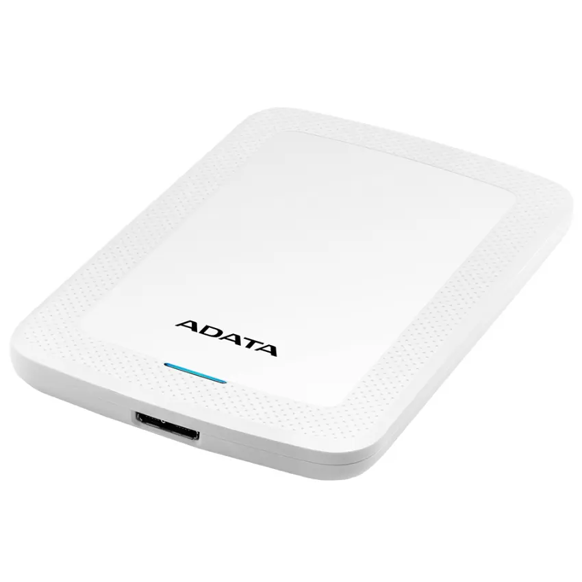 Disco Externo ADATA HV300, USB 3.2 Gen 1, Blanco Disco Externo ADATA HV300, USB 3.2 Gen 1, Blanco