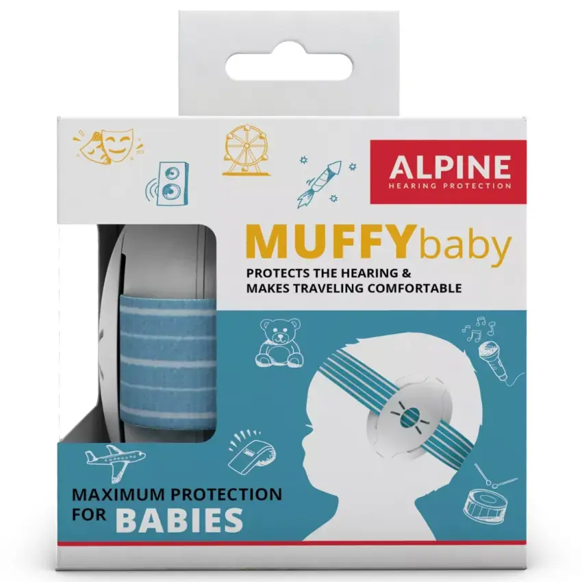 Protectores Auditivos Alpine Muffy Baby, Azul Protectores Auditivos Alpine Muffy Baby, Azul