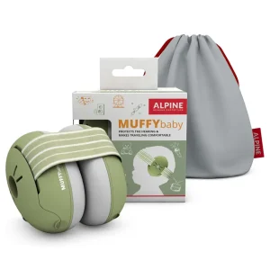 Protectores Auditivos Alpine Muffy Baby, Verde