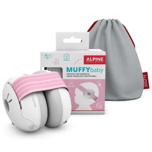 Protectores Auditivos Alpine Muffy Baby, Rosa