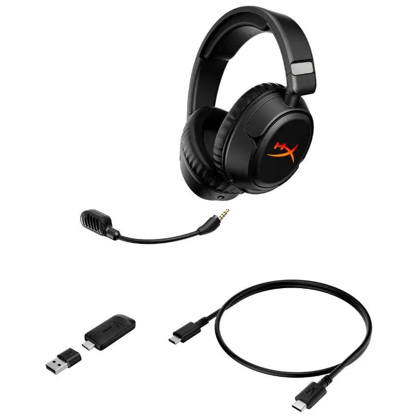 Auriculares Inalámbricos HyperX Cloud Flight 2, Gamer, Negro Auriculares Inalámbricos HyperX Cloud Flight 2, Gamer, Negro