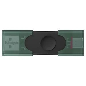 Pendrive Kingston DataTraveler Duo, 128GB, USB tipo C, Verde/Negro