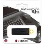 Pendrive Kingston DataTraveler Exodia, 128GB, USB 3.2 Gen 1, Negro/Amarillo