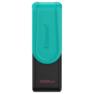 Pendrive Kingston DataTraveler Exodia S, 128GB, USB 3.2 Gen 1, Negro/Turquesa
