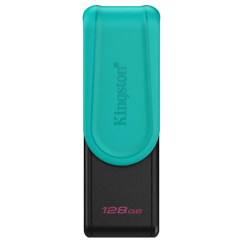 Pendrive Kingston DataTraveler Exodia S, 128GB, USB 3.2 Gen 1, Negro/Turquesa Pendrive Kingston DataTraveler Exodia S, 128GB, USB 3.2 Gen 1, Negro/Turquesa