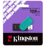 Pendrive Kingston DataTraveler Exodia S, 128GB, USB 3.2 Gen 1, Negro/Turquesa
