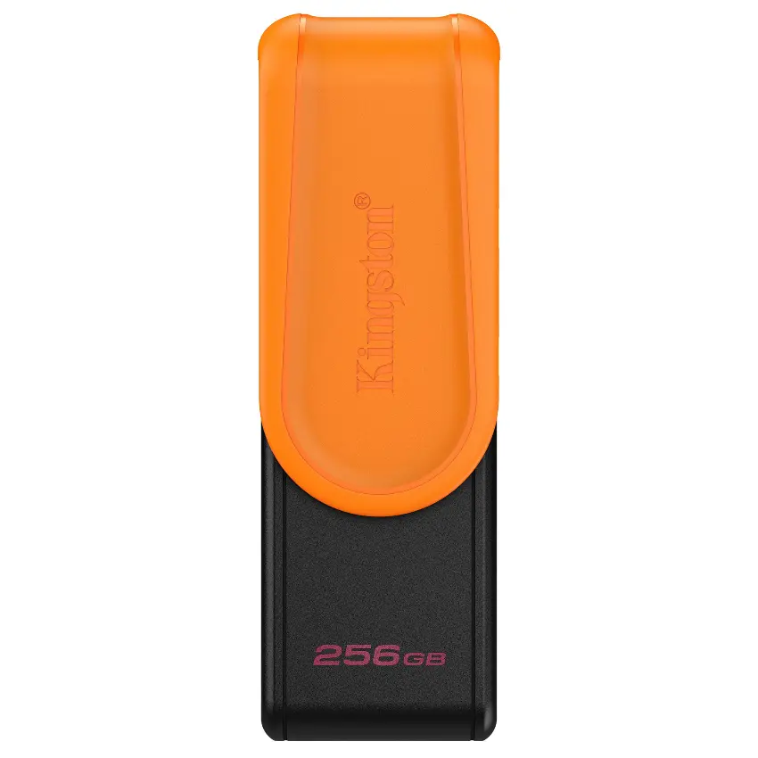 Pendrive Kingston DataTraveler Exodia S, 256GB, USB 3.2 Gen 1, Negro/Naranja Pendrive Kingston DataTraveler Exodia S, 256GB, USB 3.2 Gen 1, Negro/Naranja