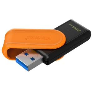 Pendrive Kingston DataTraveler Exodia S, 256GB, USB 3.2 Gen 1, Negro/Naranja