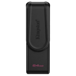 Pendrive Kingston DataTraveler Exodia S, 64GB, USB 3.2 Gen 1, Negro