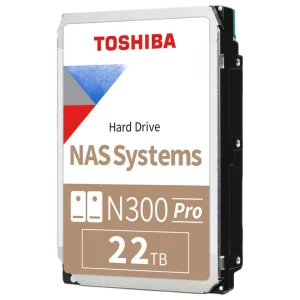 Disco Interno Toshiba N300 Pro 22TB SATA3 7200rpm 1024MB Cache 3.5"