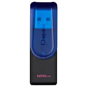 Pendrive Kingston DataTraveler Exodia S, 128GB, USB 3.2 Gen 1, Negro/Azul