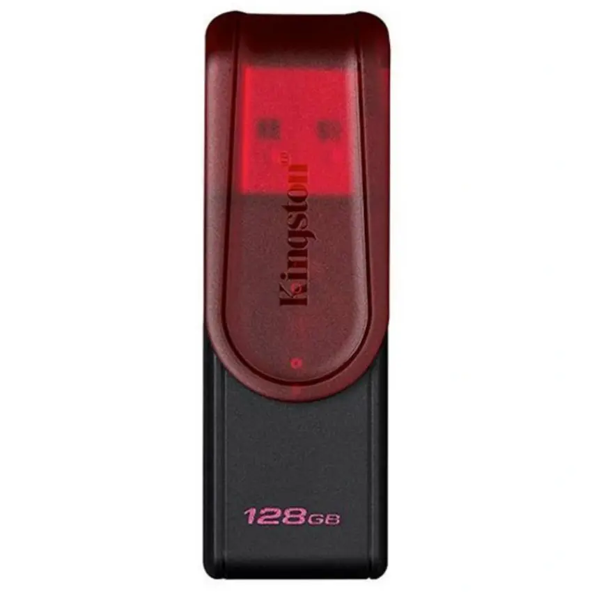 Pendrive Kingston DataTraveler Exodia S, 128GB, USB 3.2 Gen 1, Negro/Rojo Pendrive Kingston DataTraveler Exodia S, 128GB, USB 3.2 Gen 1, Negro/Rojo