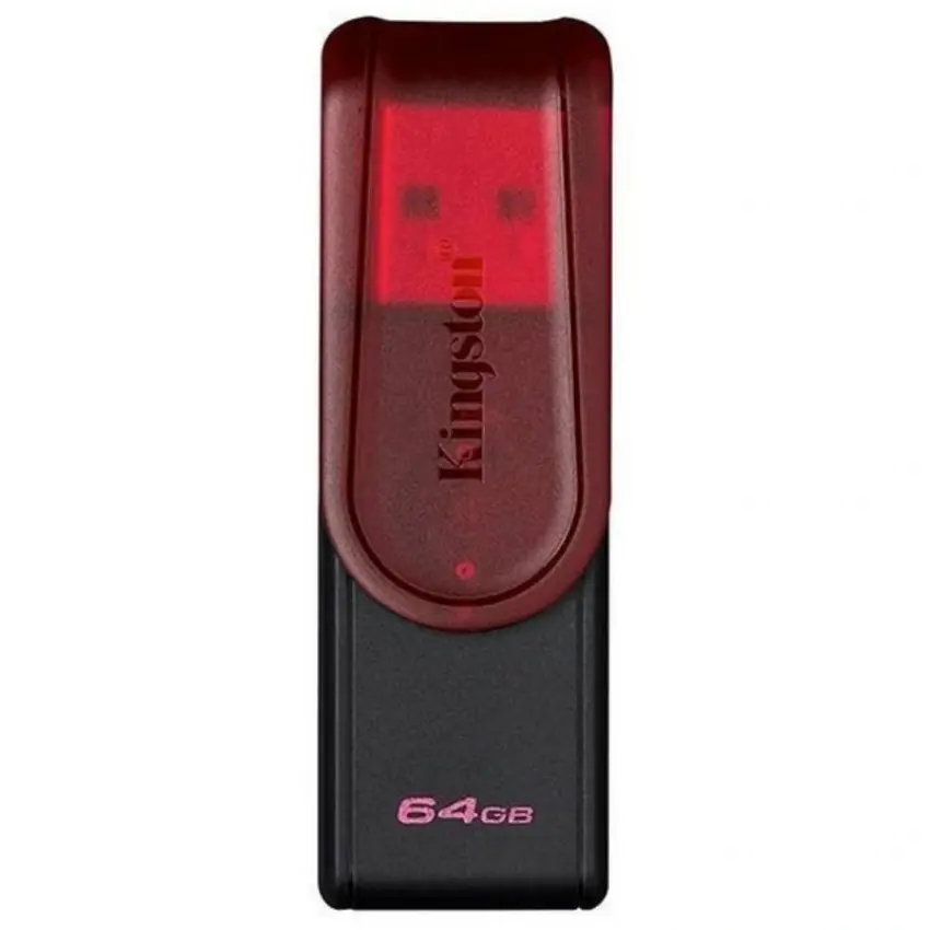 Pendrive Kingston DataTraveler Exodia S, 64GB, USB 3.2 Gen 1, Negro/Rojo Pendrive Kingston DataTraveler Exodia S, 64GB, USB 3.2 Gen 1, Negro/Rojo