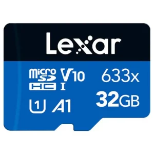 Tarjeta de Memoria microSDXC Lexar High-Performance 633x 32GB, UHS-I, U1, V10, A1, Clase 10