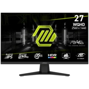 Monitor MSI MAG 274QF X24, 27", IPS, 240Hz, 2560×1440, 0.5ms, DisplayPort, HDMI, FreeSync Premium
