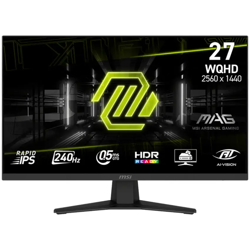 Monitor MSI MAG 274QF X24, 27", IPS, 240Hz, 2560×1440, 0.5ms, DisplayPort, HDMI, FreeSync Premium Monitor MSI MAG 274QF X24, 27", IPS, 240Hz, 2560×1440, 0.5ms, DisplayPort, HDMI, FreeSync Premium