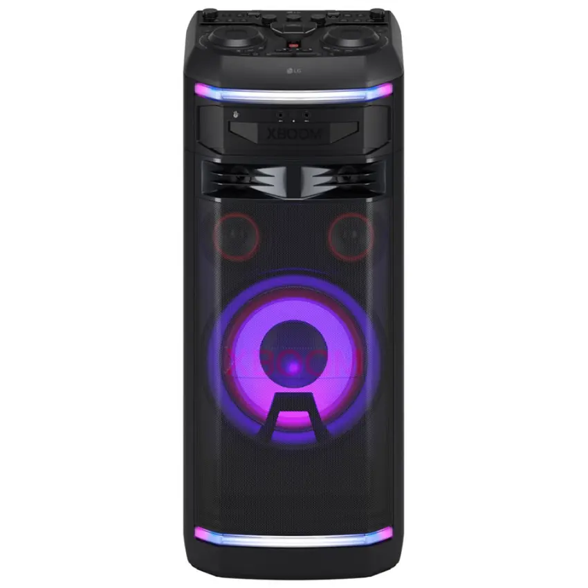 Torre de Sonido LG XBOOM OK99M, Woofer 12", Potencia 2000W, Karaoke Star, Luces LED, DJ Partylink, Bluetooth, Negro Torre de Sonido LG XBOOM OK99M, Woofer 12", Potencia 2000W, Karaoke Star, Luces LED, DJ Partylink, Bluetooth, Negro