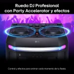 Torre de Sonido LG XBOOM OK99M, Woofer 12", Potencia 2000W, Karaoke Star, Luces LED, DJ Partylink, Bluetooth, Negro