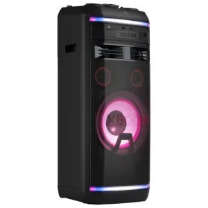 Torre de Sonido LG XBOOM OK99M, Woofer 12", Potencia 2000W, Karaoke Star, Luces LED, DJ Partylink, Bluetooth, Negro