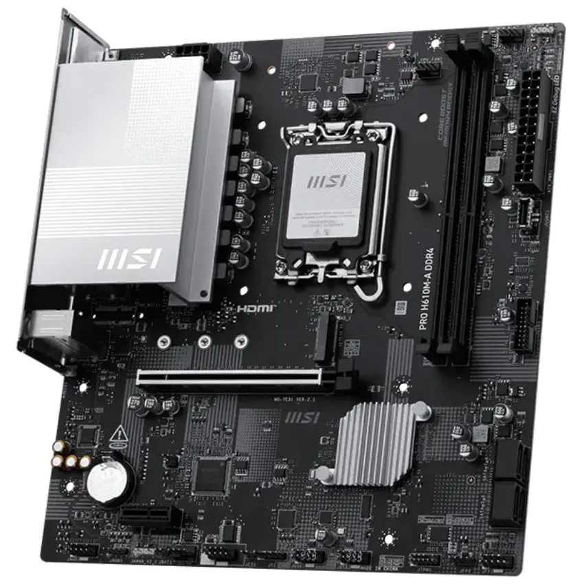 Motherboard MSI PRO H610M-A DDR4, Socket 1700 Motherboard MSI PRO H610M-A DDR4, Socket 1700