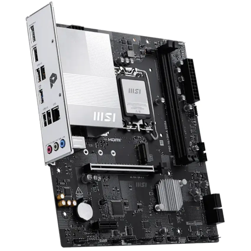 Motherboard MSI PRO H610M-A DDR4, Socket 1700 Motherboard MSI PRO H610M-A DDR4, Socket 1700